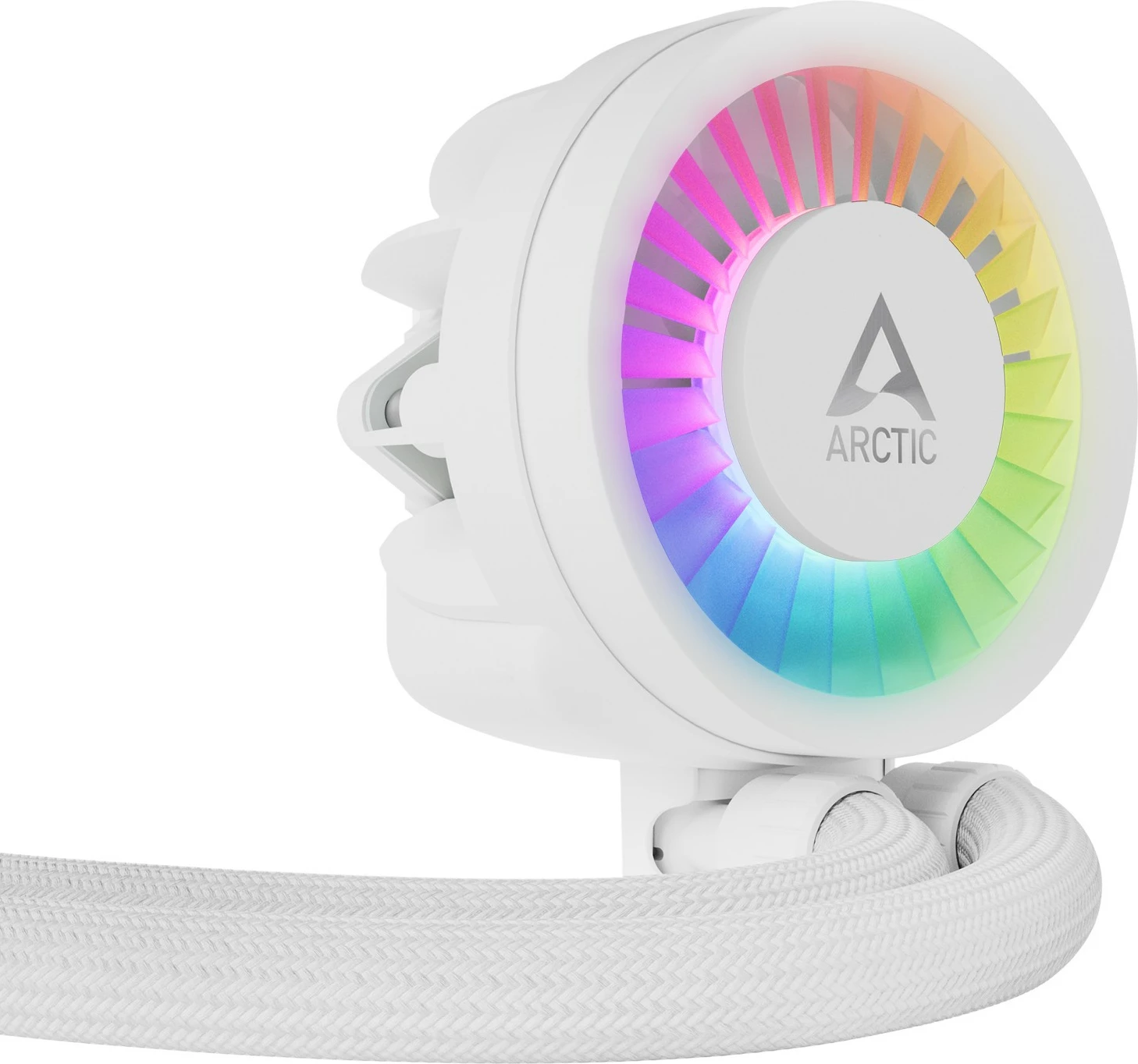 Vodna hladilna enota za CPU ARCTIC Liquid Freezer III 240 A-RGB, 12 cm, 48,82 CFM, bela