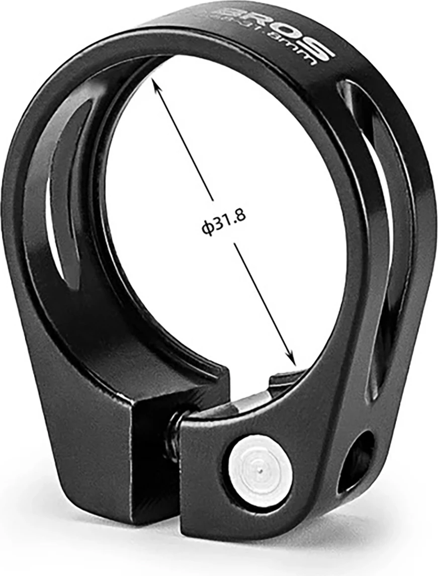 Objemka sedežne opore za kolo Rockbros 41210091001, aluminij, 31,8 mm, črna