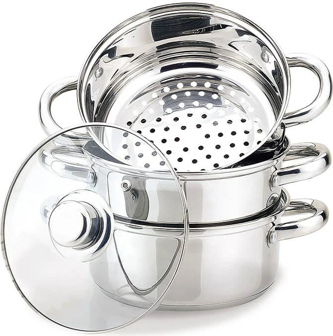 Parna lonec, 3 L, 20 cm, nerjaveče jeklo Maestro MR-2900-20