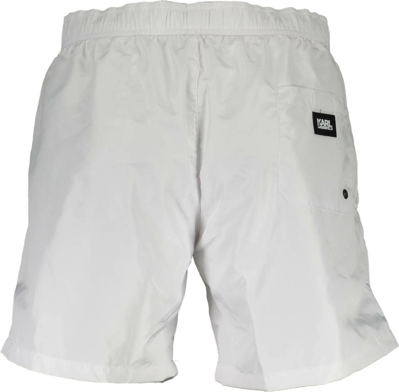 Kopalne spodnje hlače KARL LAGERFELD BEACHWEAR, moške, bele