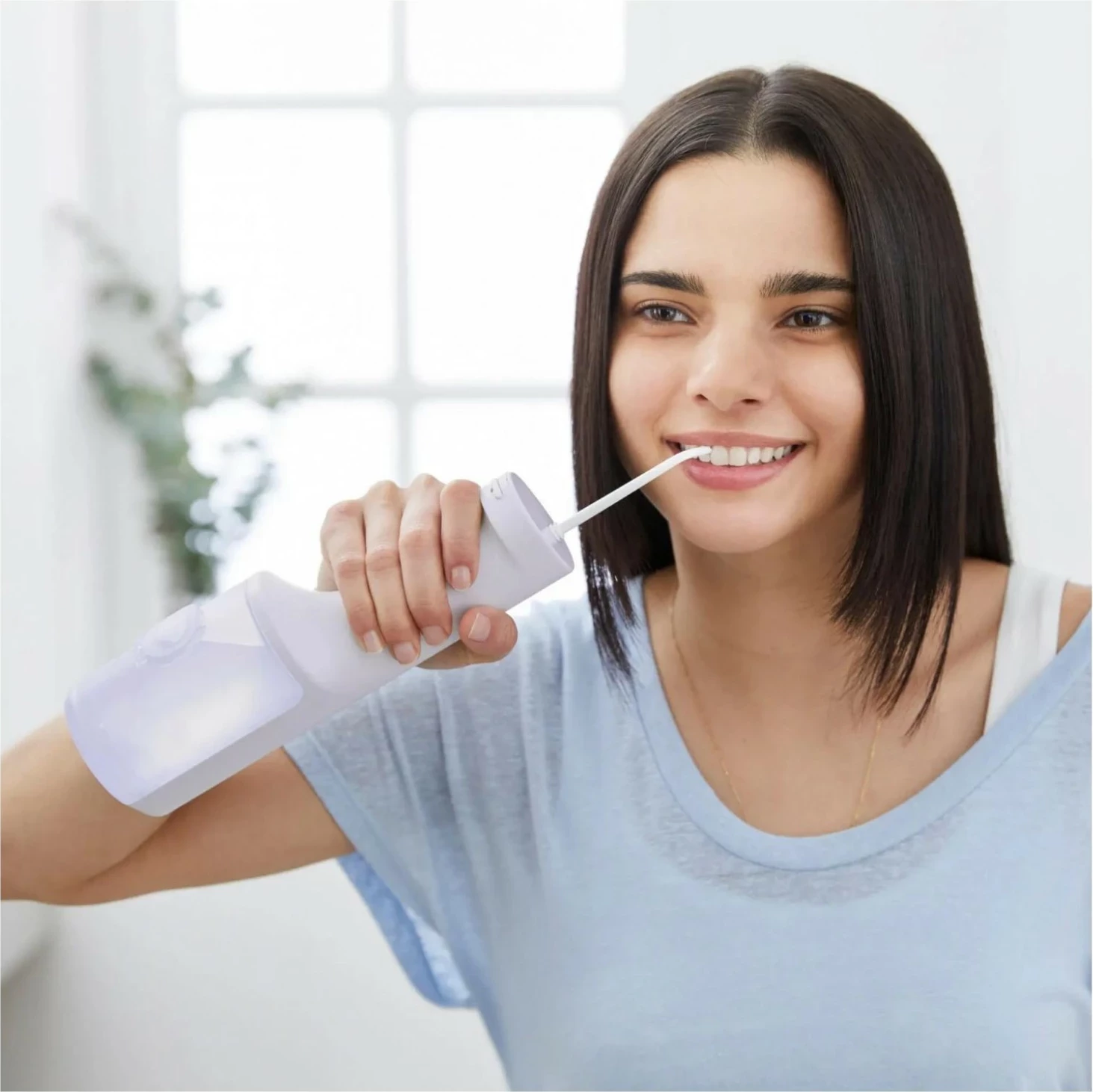 Irigator za zobe, Panasonic EW-DJ27-V3034, 200 ml, 5 stopenj, vijoličen