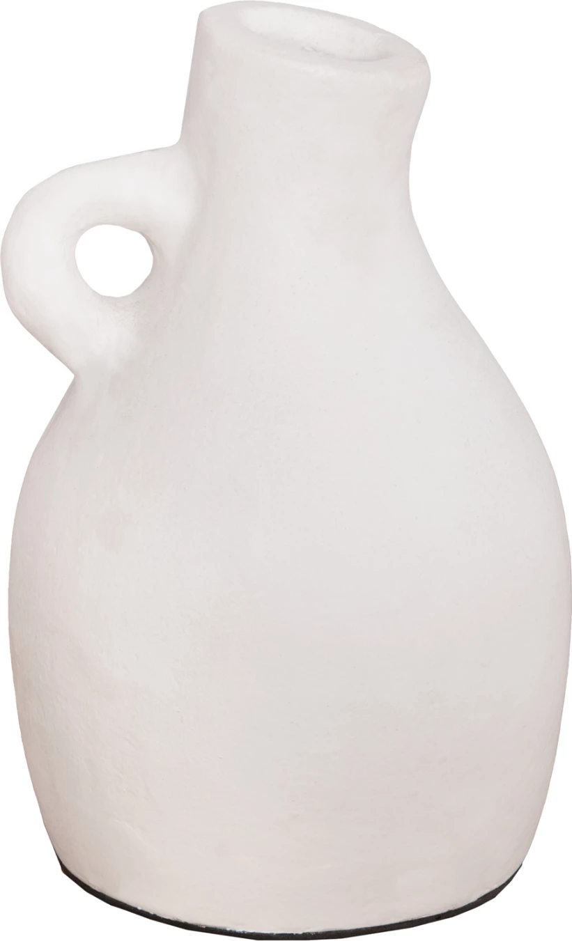 Dekorativna vaza serije Clayvon FH4405 iz terakote v beli barvi Φ13x21Hcm