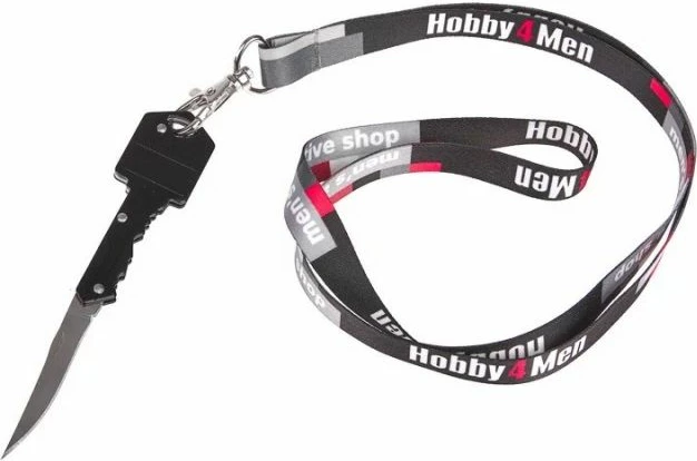 Nož za ključe Yakimasport, črn