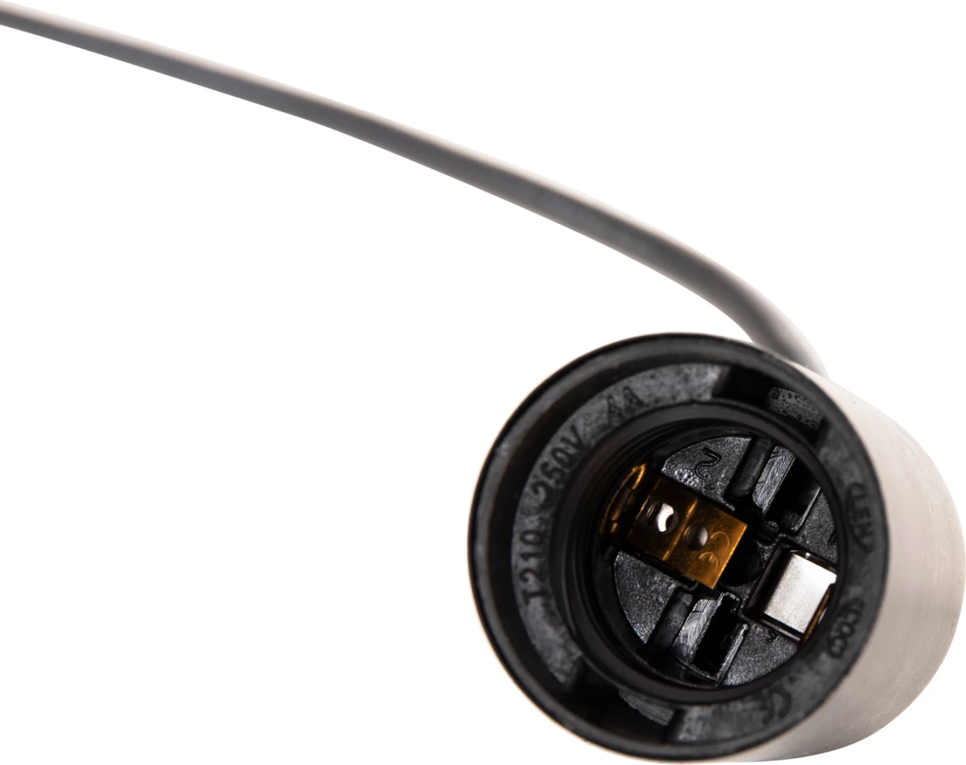 Stropna viseča svetilka z 8 lučmi FH4176 črna kovina-črni kabli Φ100x180Hcm