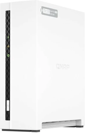 NAS z enim ležiščem, ARM 4-jedrni 1,8 GHz, 2 GB RAM, 1x GbE, bel - QNAP TS-133