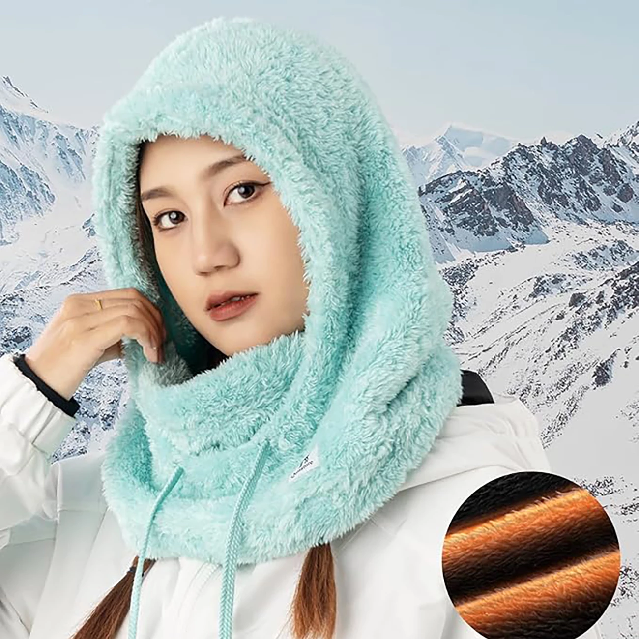 Balaklava Arctic Velvet Qunature, L, mint