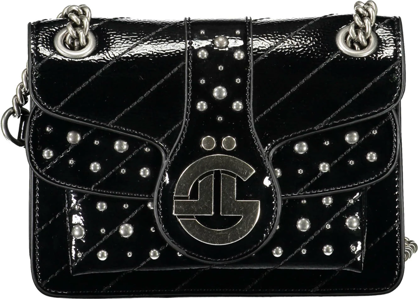 Torba za čez ramo za ženske GAELLE PARIS, črna