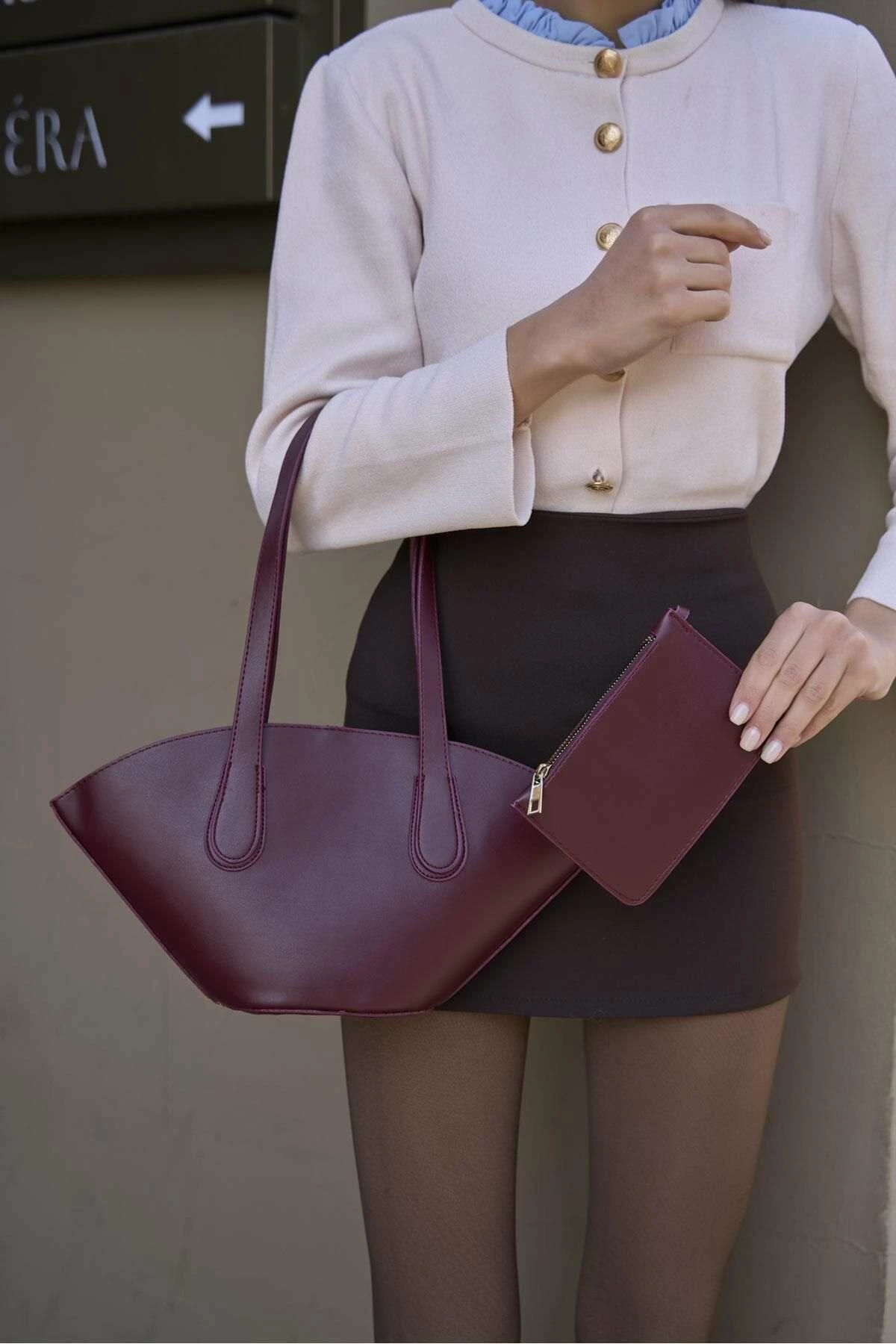 Torba za roko, temno rdeča (Claret Red) Zoozie, MK1020224SV10-002