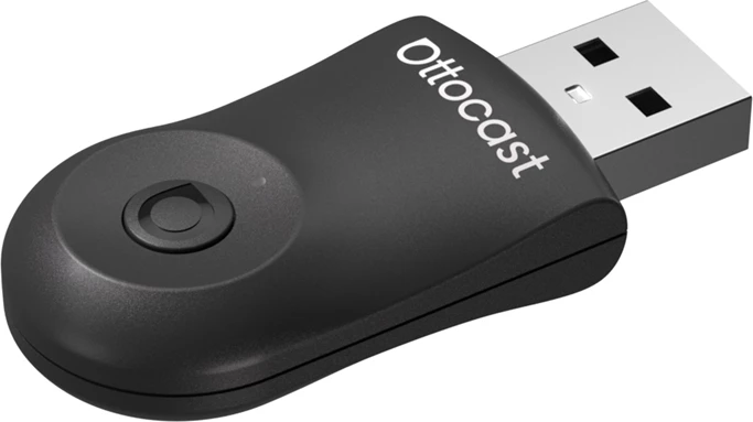 Brezžični adapter za avto za CarPlay in Android Auto Ottocast CA505-T MINI, črn