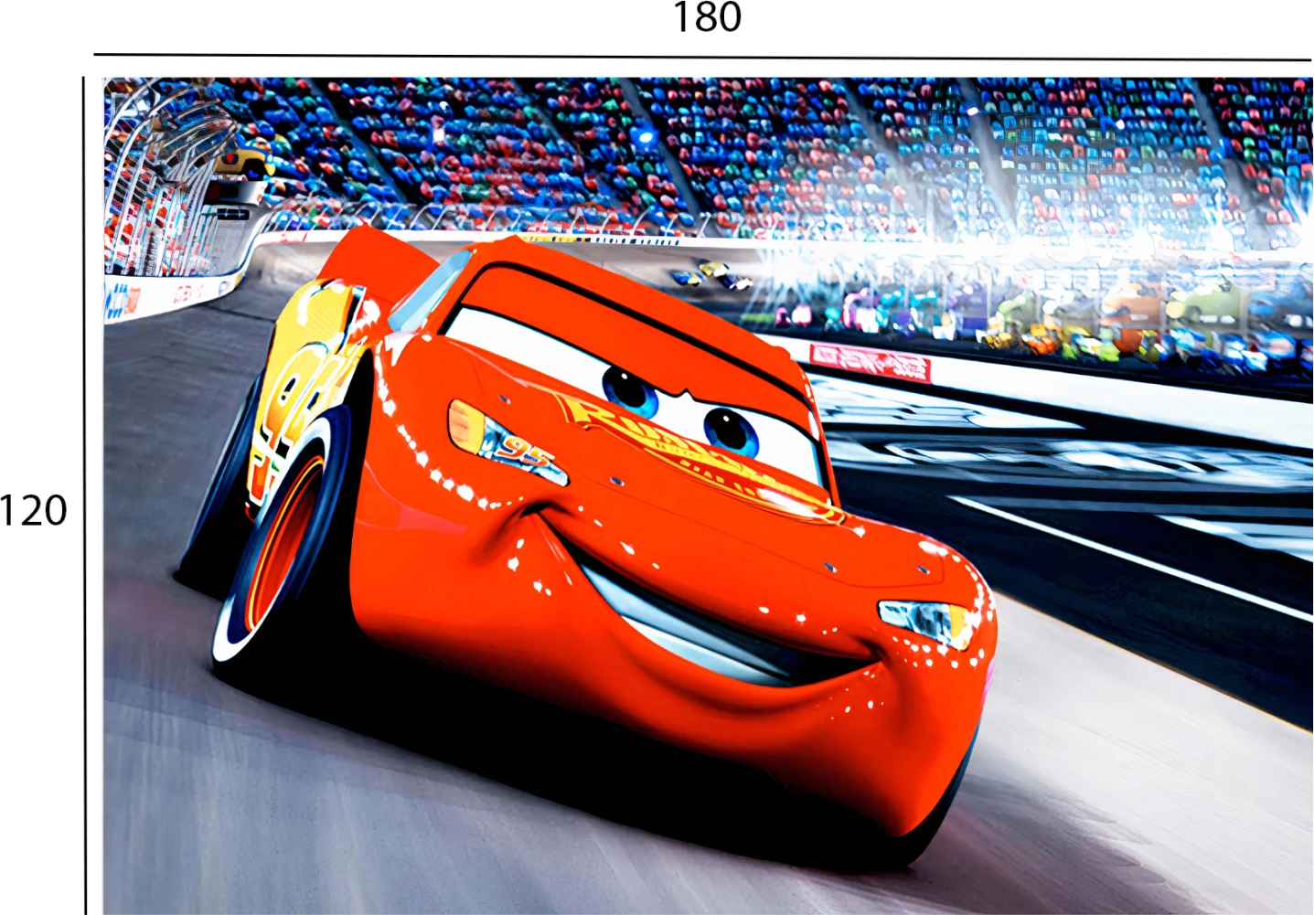 Preproga s dirkalnim avtomobilom s cofki FH7679.07 120Χ180cm