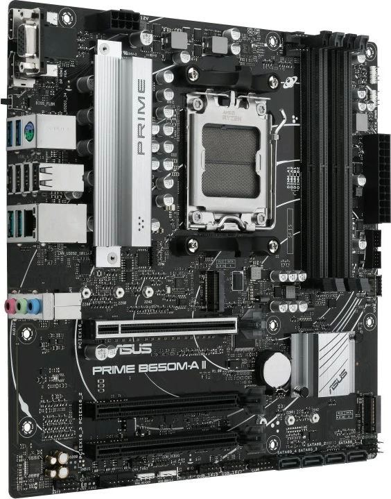 Matična plošča ASUS PRIME B650M-A II-CSM, Socket AM5, DDR5, micro ATX, črna