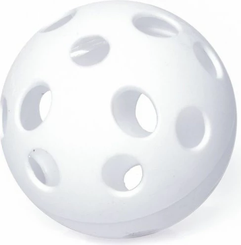 Set 6 belih floorball žogic za otroke Vinex