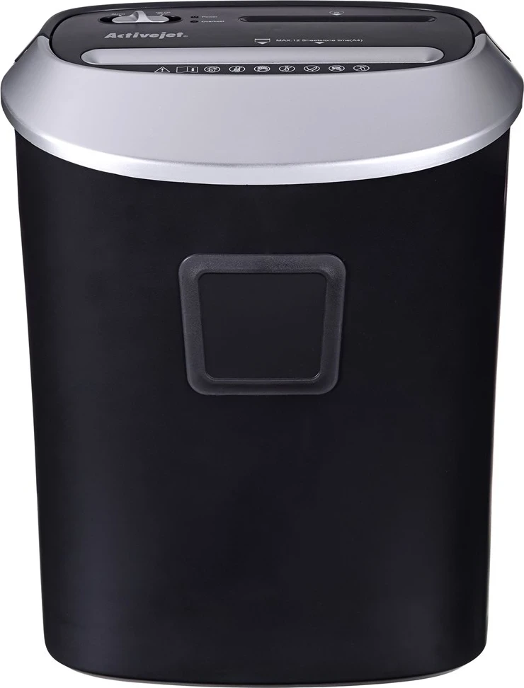 Grizalnik dokumentov Activejet ASH-1201D, črn, srebrn