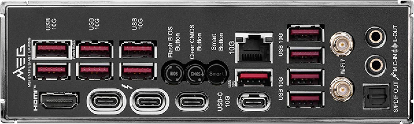 Plošča MSI MEG Z890 ACE, Intel, LGA 1851, 256 GB, DDR5-SDRAM, črna