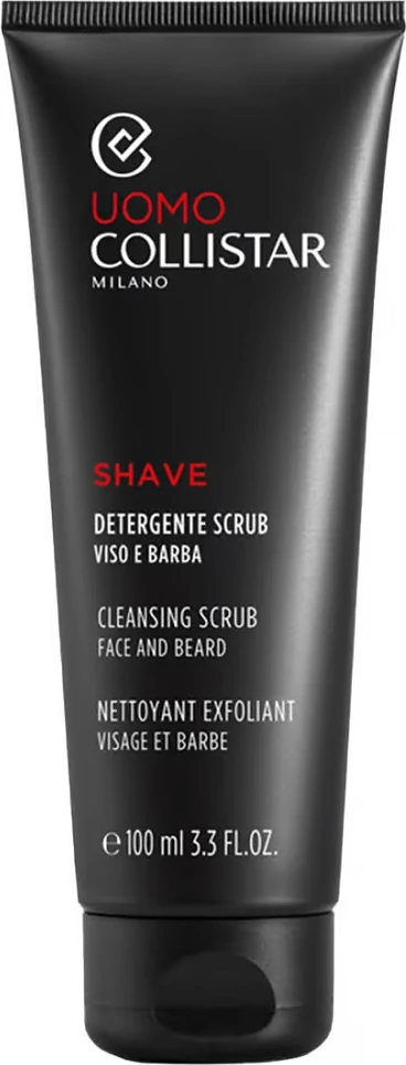 Piling za obraz in brado za moške Collistar Man Cleansing Face and Beard Peeling 100 ml