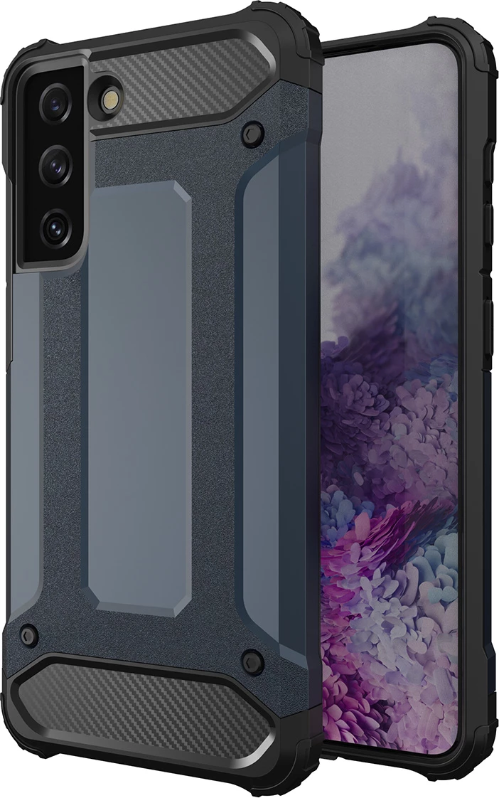 Ovitek za telefon Hybrid Armor Hurtel za Samsung Galaxy S23, moder
