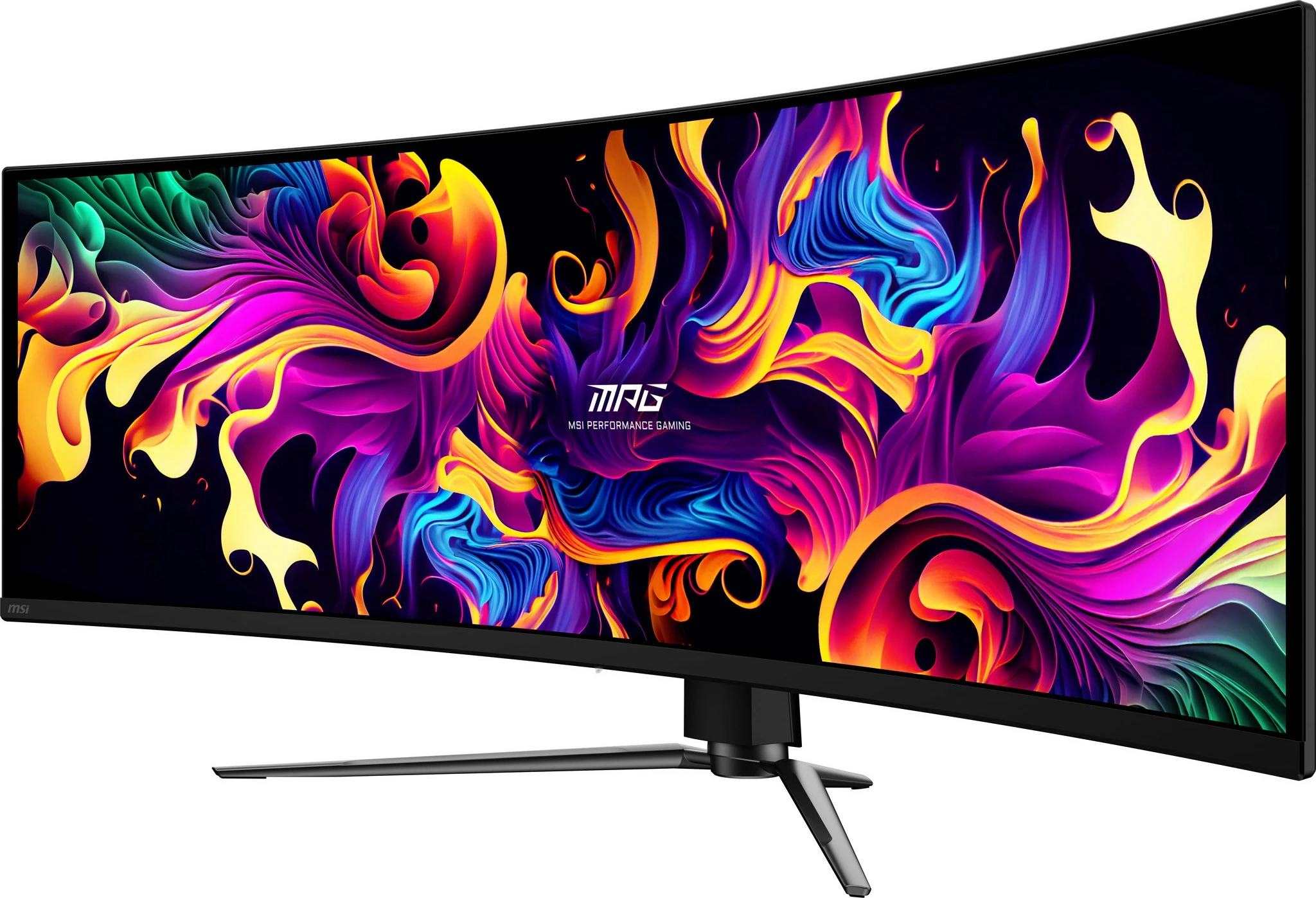 49-palčni ukrivljeni QD-OLED monitor, 240 Hz, DQHD, črn, MSI MPG 491CQPXDE