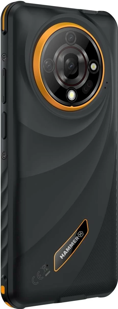 Robusten pametni telefon Hammer Iron 6 5G, 6/128 GB, oranžen
