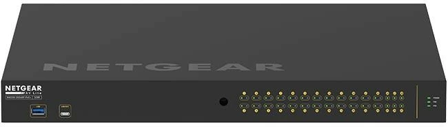 Upravljano stikalo Netgear GSM4230PX-100EUS, 24x1G PoE+, 2x1G, 4xSFP+, rack, črn