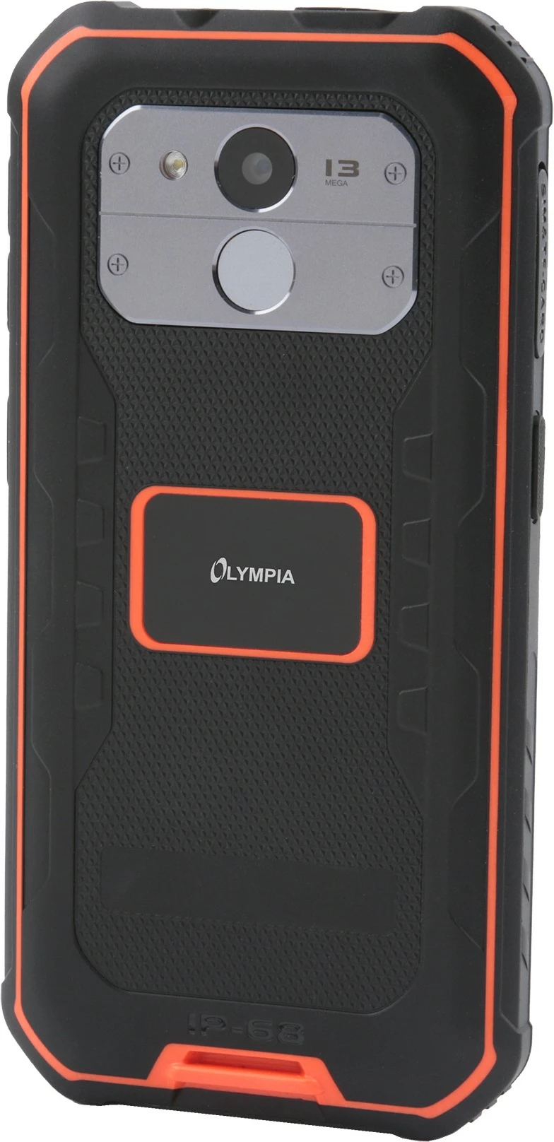 Robusten zunanji telefon Olympia TREK, črno-oranžen