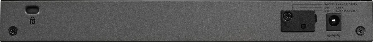 Gigabit Ethernet preklopnik NETGEAR GS108LP, PoE, 1U