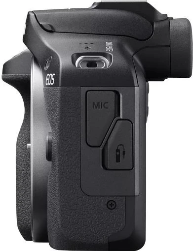 Brezžična/DSLR kamera Canon EOS R100 s objektivom RF-S 18-45 mm, F4.5-6.3 IS STM, črna