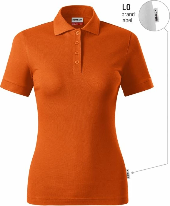 Polo majica za ženske Malfini, oranžna