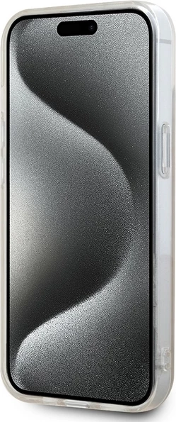 Zaščitni ovitek DKNY IML Mono & Stripe MagSafe za iPhone 15 Plus / 14 Plus, roza