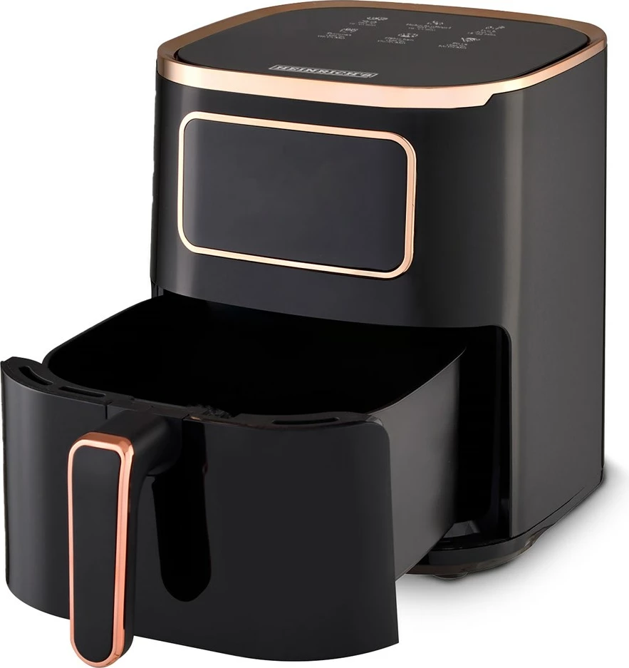 Friteza na vroč zrak Heinrich's HFR 8216, 5,0 L, 1450 W, črna