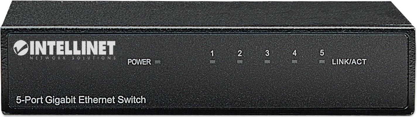 Neprepoznavni stikalo Intellinet 530378, 5-portni Gigabit