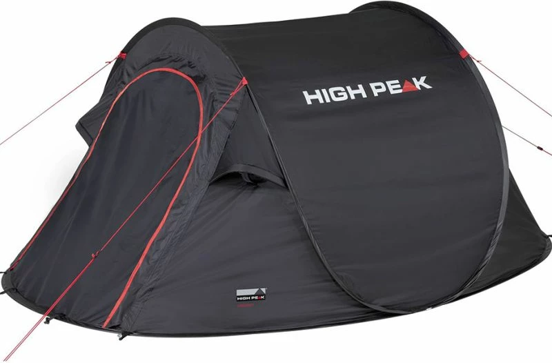 Šotor za kampiranje/na prostem High Peak Vision 3, črn