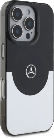 Ovitek Double Layer BiColor MagSafe za iPhone 16 Pro, srebrn, Mercedes
