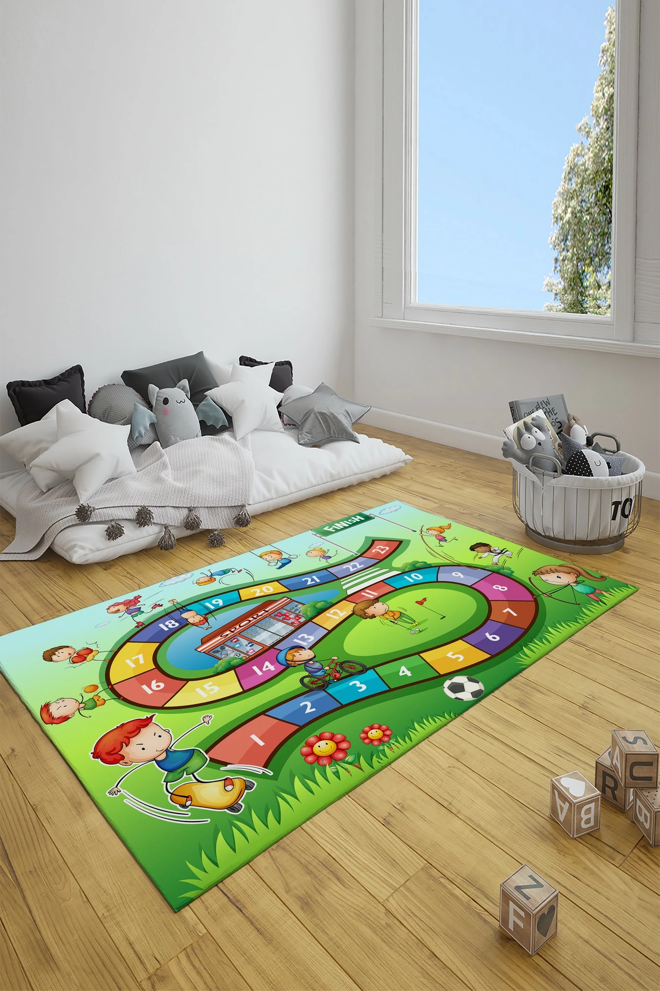 Preproga za otroke, večbarvna, 180 x 280 cm, Conceptum Hypnose CT-3034