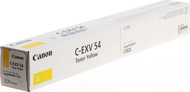 Toner kartuša Canon C-EXV 54 1397C002, zmogljivost 8.500 strani, rumena