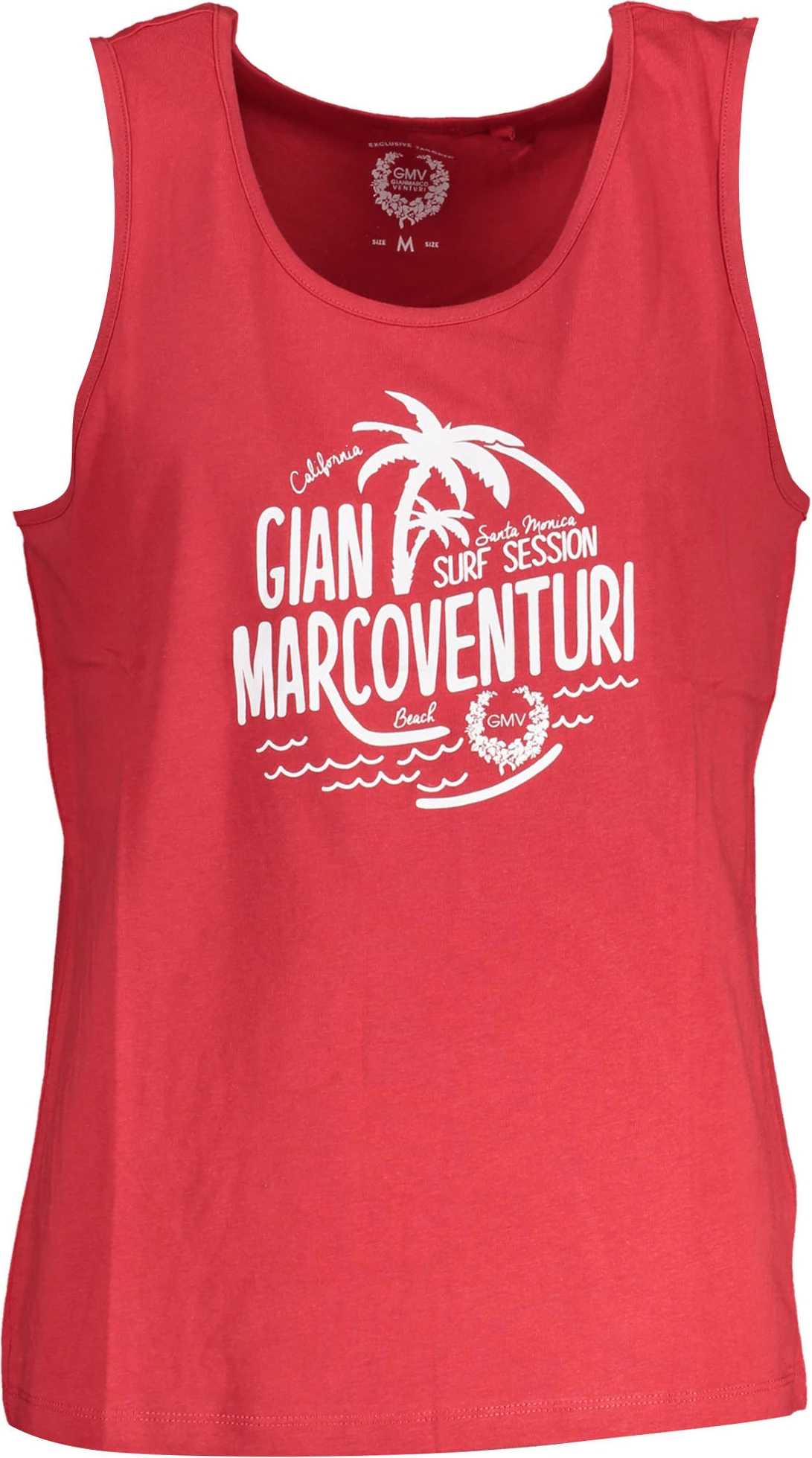 Majica brez rokavov, GIAN MARCO VENTURI, moški, rdeča