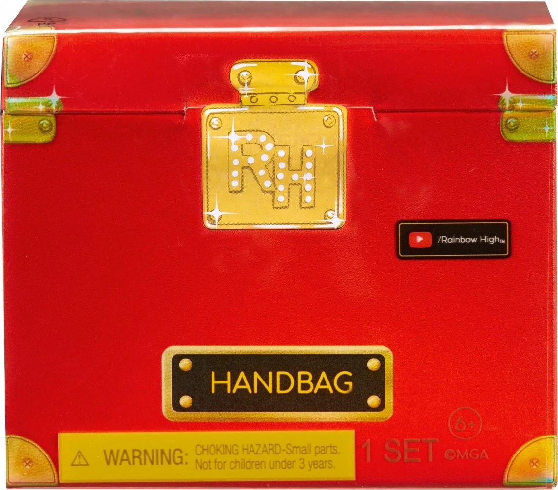 Set torbic za punčke, Rainbow High Accessories Studio Series 1, mešanica