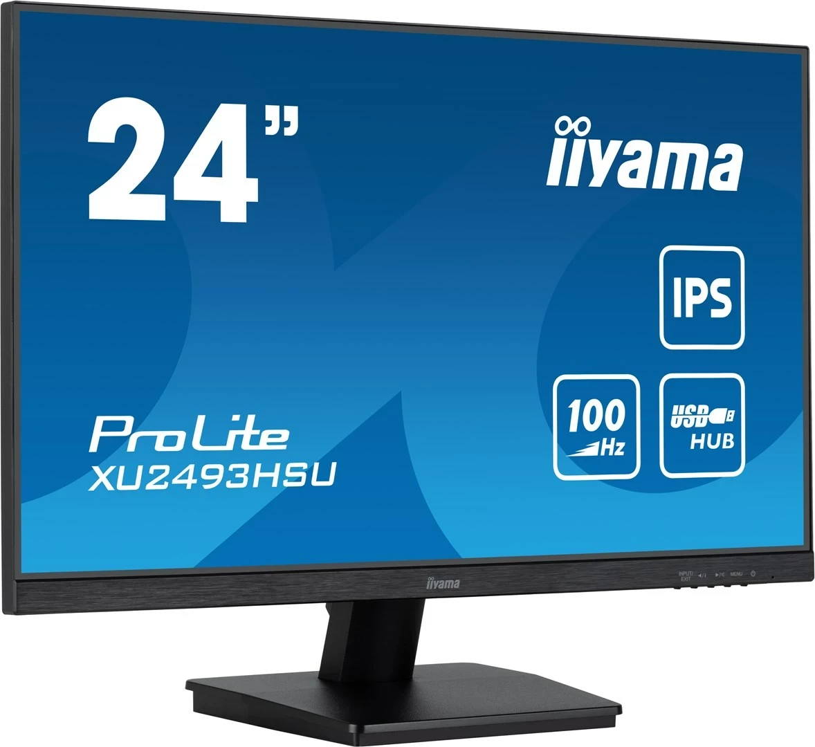 Monitor 23,8" Full HD LED, IIYAMA ProLite XU2493HSU-B7, črn