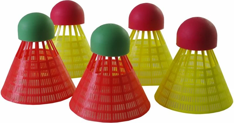 Set špicev za speedminton, Dunlop, rumene in rdeče