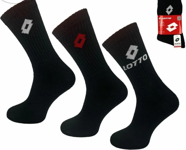 Črne moške nogavice Lotto