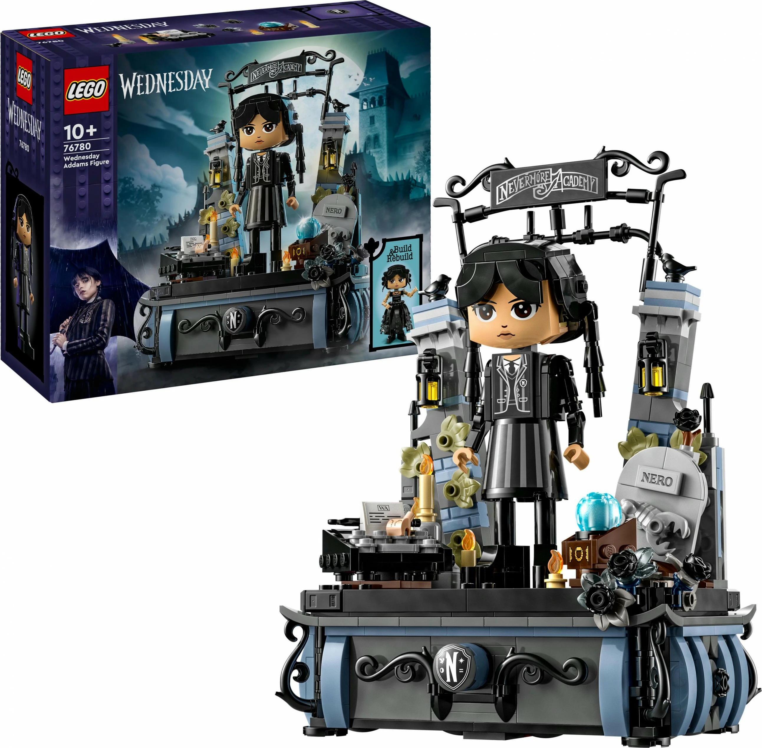 Set za sestavljanje Wednesday LEGO 76780, figurica Wednesday Addams, večbarven