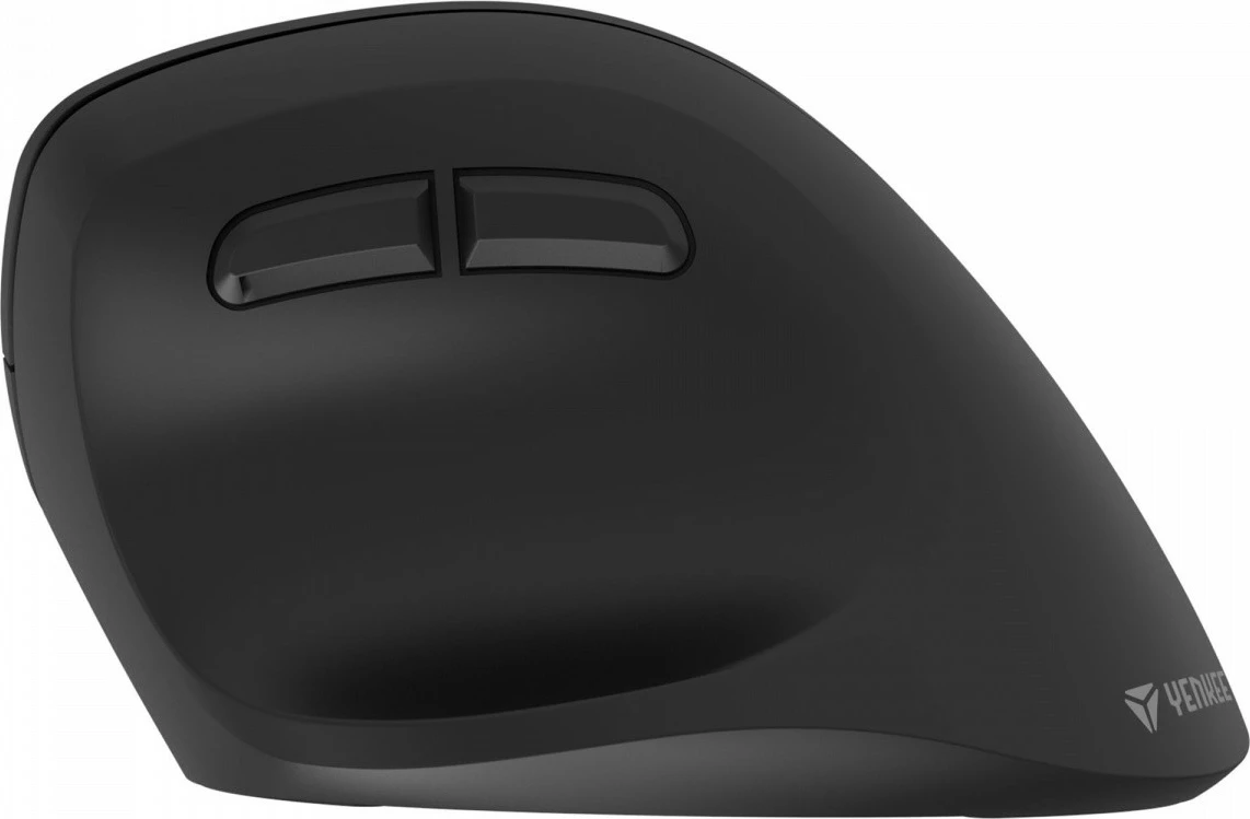 Ergonomska brezžična miška za desno roko YENKEE YMS 5060, 2400 DPI, črna