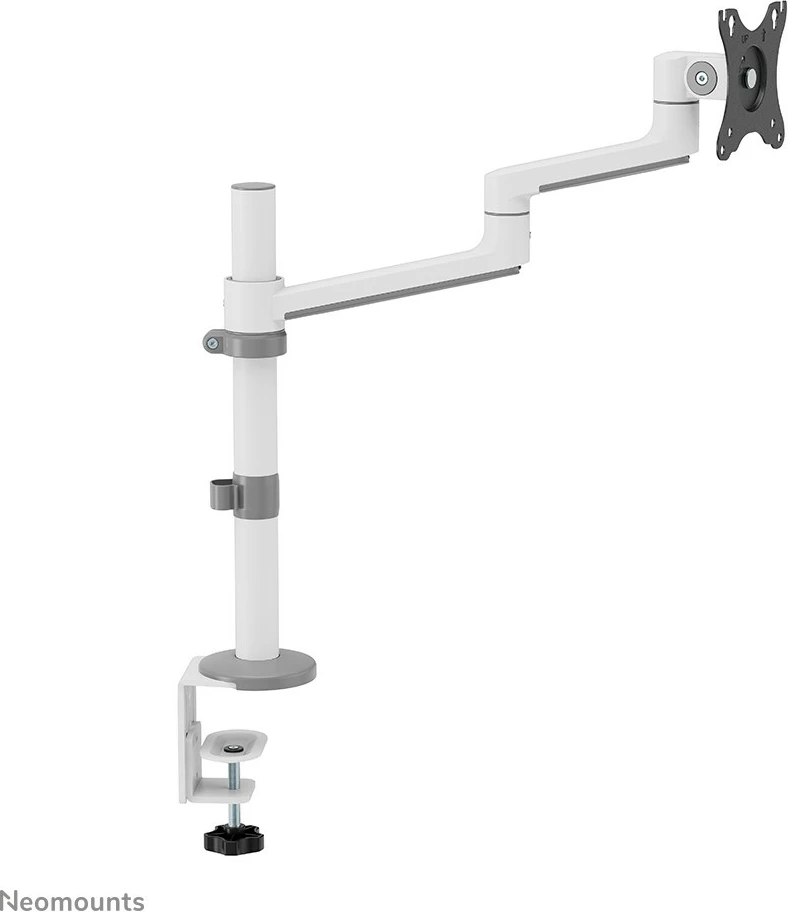 Nosilec za monitor 17–27", nosilnost 8 kg, VESA 100x100, bel — Neomounts DS60-425WH1