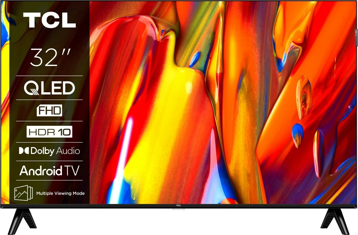 QLED 32-palčni TV, Full HD, Smart, TCL 32V5C, črn