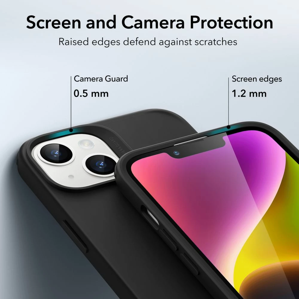 Tanek ovitek ESR Classic Hybrid HaloLock za iPhone 14 Plus, MagSafe, črn