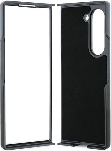 Zaščitni ovoj z bleščicami Guess 4G Glitter Script za Samsung Galaxy Z Fold 6, črn