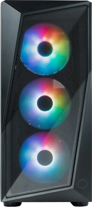 Ohišje Cooler Master CMP 520, z 3 ARGB ventilatorji, črno