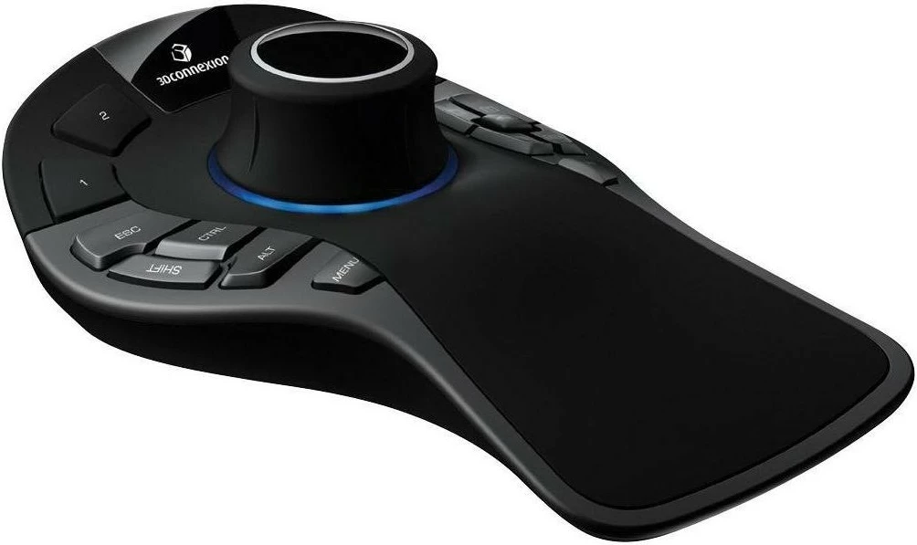 3D miška SpaceMouse Pro 3Dconnexion, USB, 15 gumbov, črno-siva