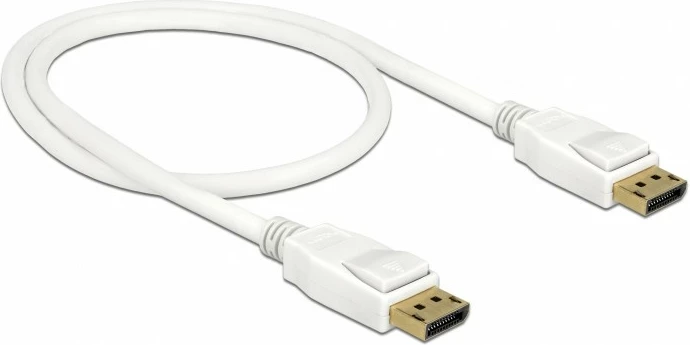 Kabel DisplayPort 0,5 m, 4K, bel, DeLOCK 85507