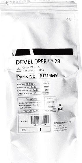 Razvijalna enota, Ricoh Type 28 B1219645 (B1216940), zmogljivost 60.000 strani, črna
