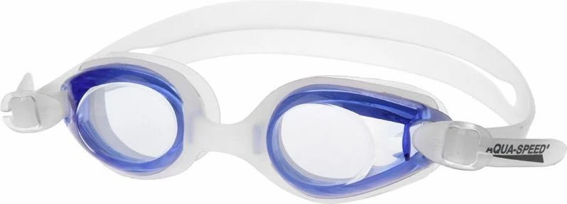 Plavalna očala za otroke Ariadna AQUA-SPEED, bela/modra